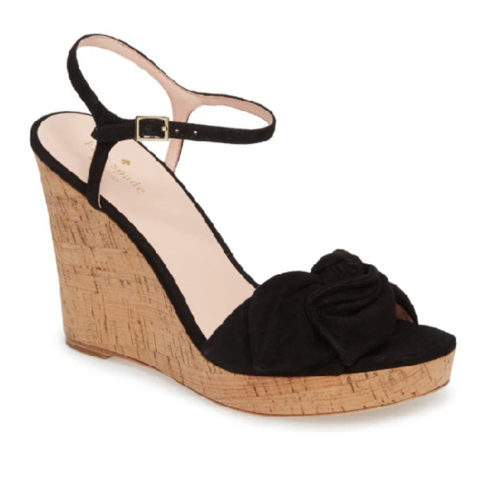 NIB Kate Spade Janae Wedge Knot Sandal- Size 6.5